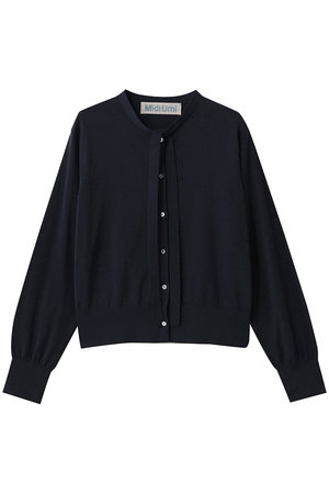 ミディウミ/MidiUmiのbow-tie knit CD カーディガン(110300/110303)