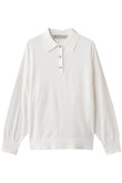 wide knit polo ポロ