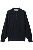 wide knit polo ポロ