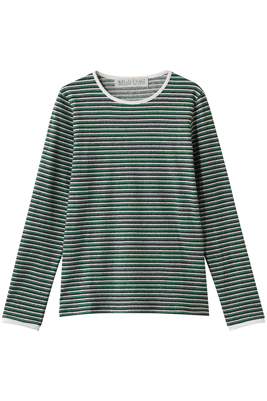 ミディウミ/MidiUmiのmulti BD PO L/S プルオーバー(green/1-710111)