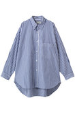 patterned big shirt シャツ
