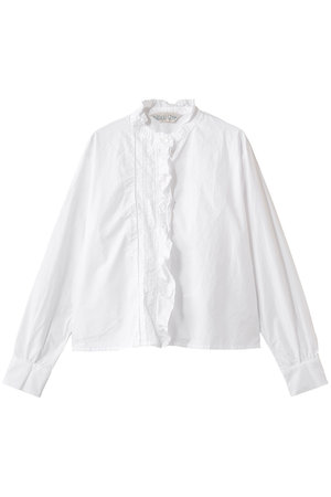 ミディウミ/MidiUmiのfront frill lace shirt シャツ(110400/110403)