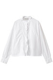 front frill lace shirt シャツ