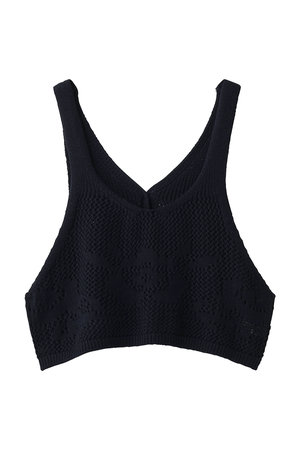 ミディウミ/MidiUmiの2way needle work vest ベスト(110800/110806)