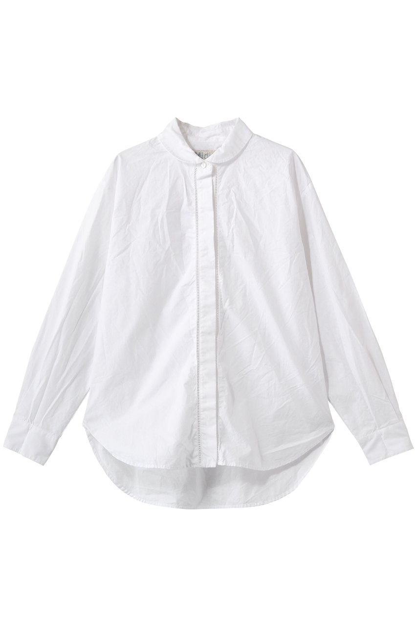 ミディウミ/MidiUmiのdutch collar lace shirt シャツ(off white/1-730157)