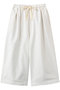 wide tuck denim デニムパンツ ミディウミ/MidiUmi off white