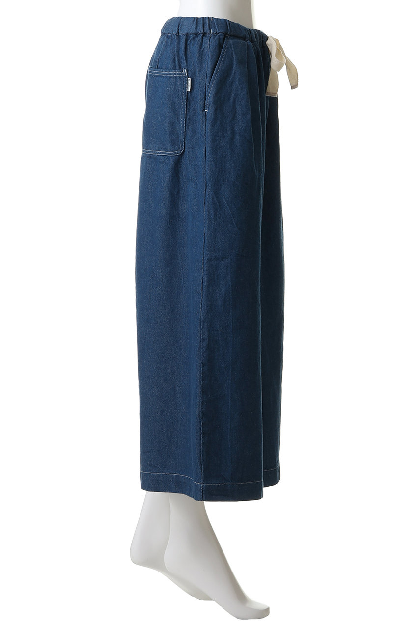 MidiUmi(ミディウミ)｜wide tuck denim デニムパンツ/off white の通販