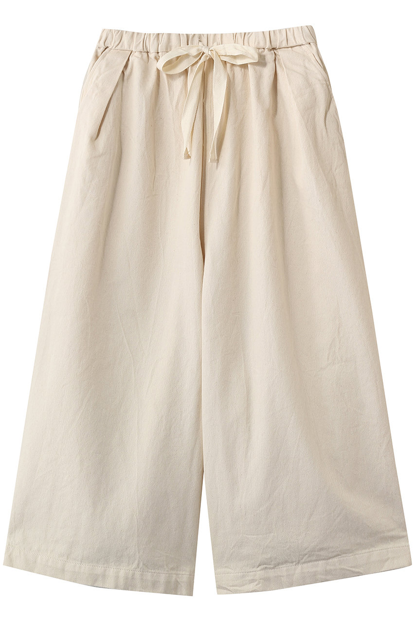 ミディウミ/MidiUmiのwide tuck denim デニムパンツ(kinari/1-760151)