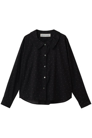 ミディウミ/MidiUmiのflat collar dots shirt シャツ(110400/110403)