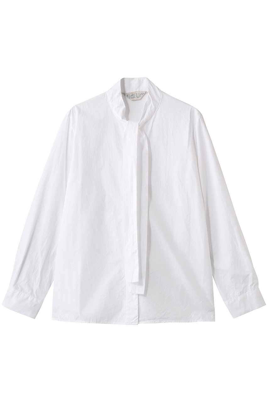 ミディウミ/MidiUmiのtie-neck shirt シャツ(off white/1-730154)