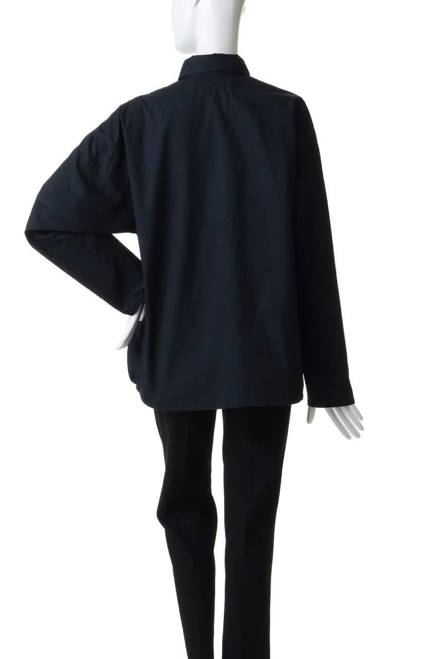 MidiUmi(ミディウミ)｜work pocket shirt シャツ/navy の通販