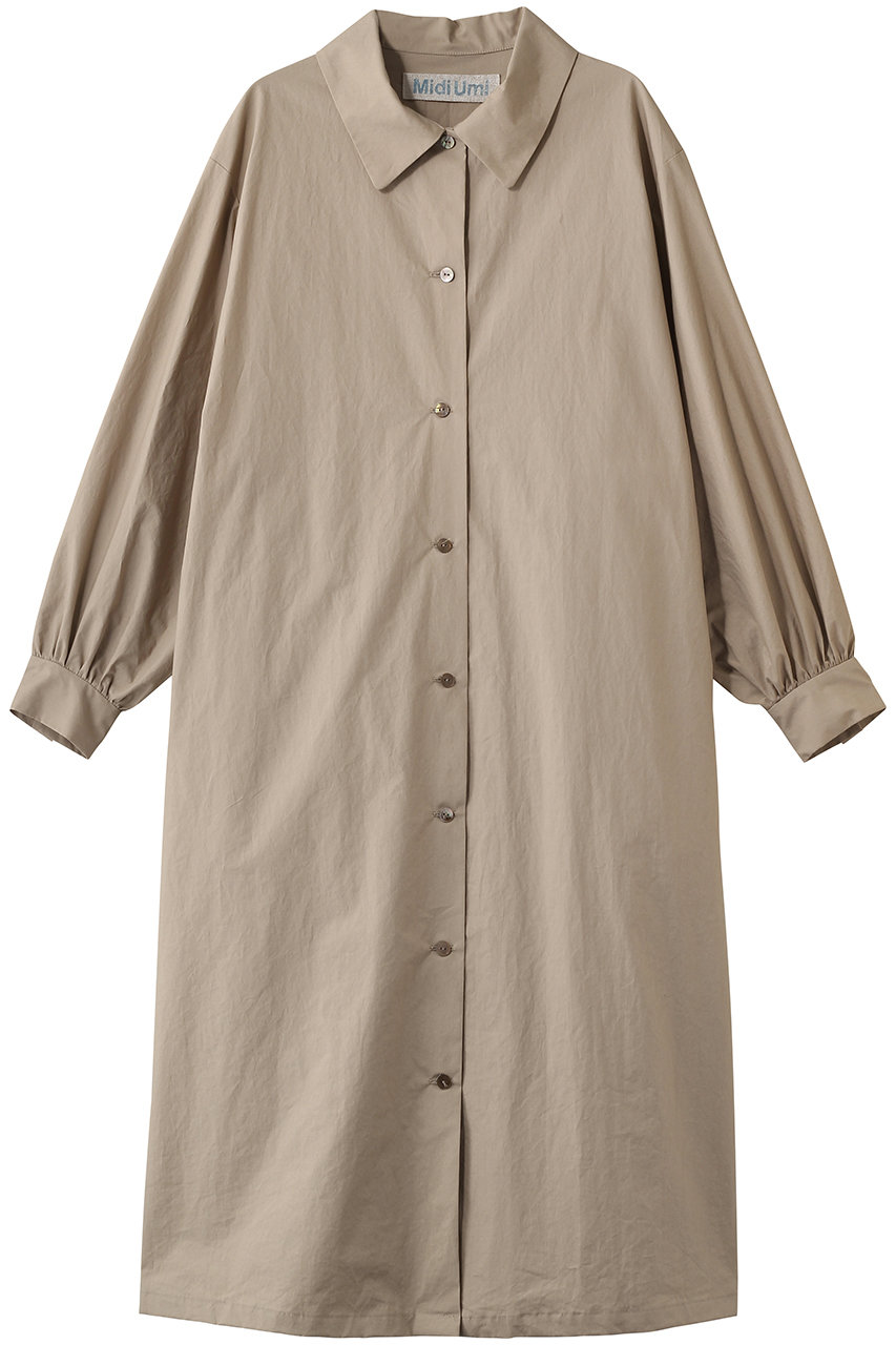 ミディウミ/MidiUmiのcoat OP ワンピース(beige/1-750114)