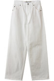 high waist straight denim デニム