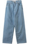 high waist straight denim デニム ミディウミ/MidiUmi blueA