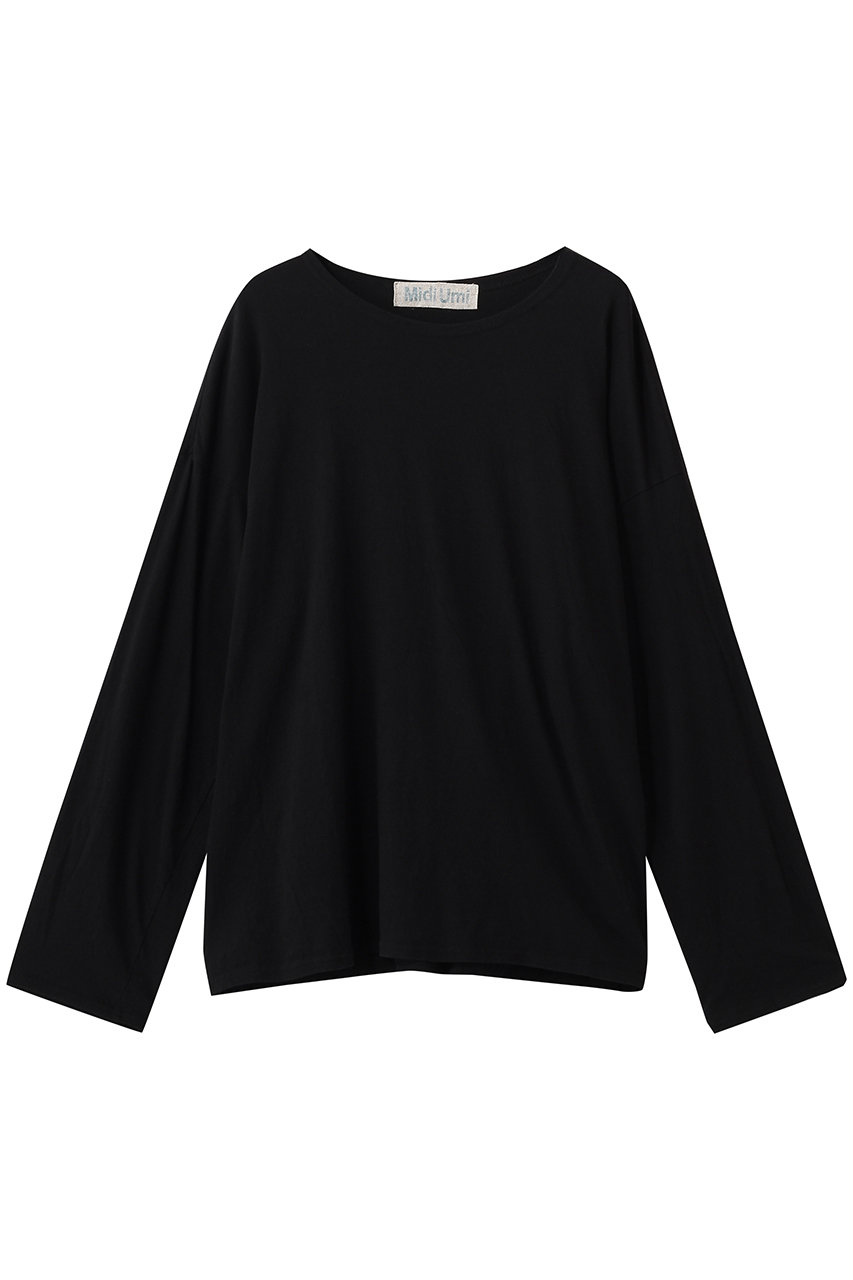 ミディウミ/MidiUmiのsheer wide PO プルオーバー(black/1-710117)