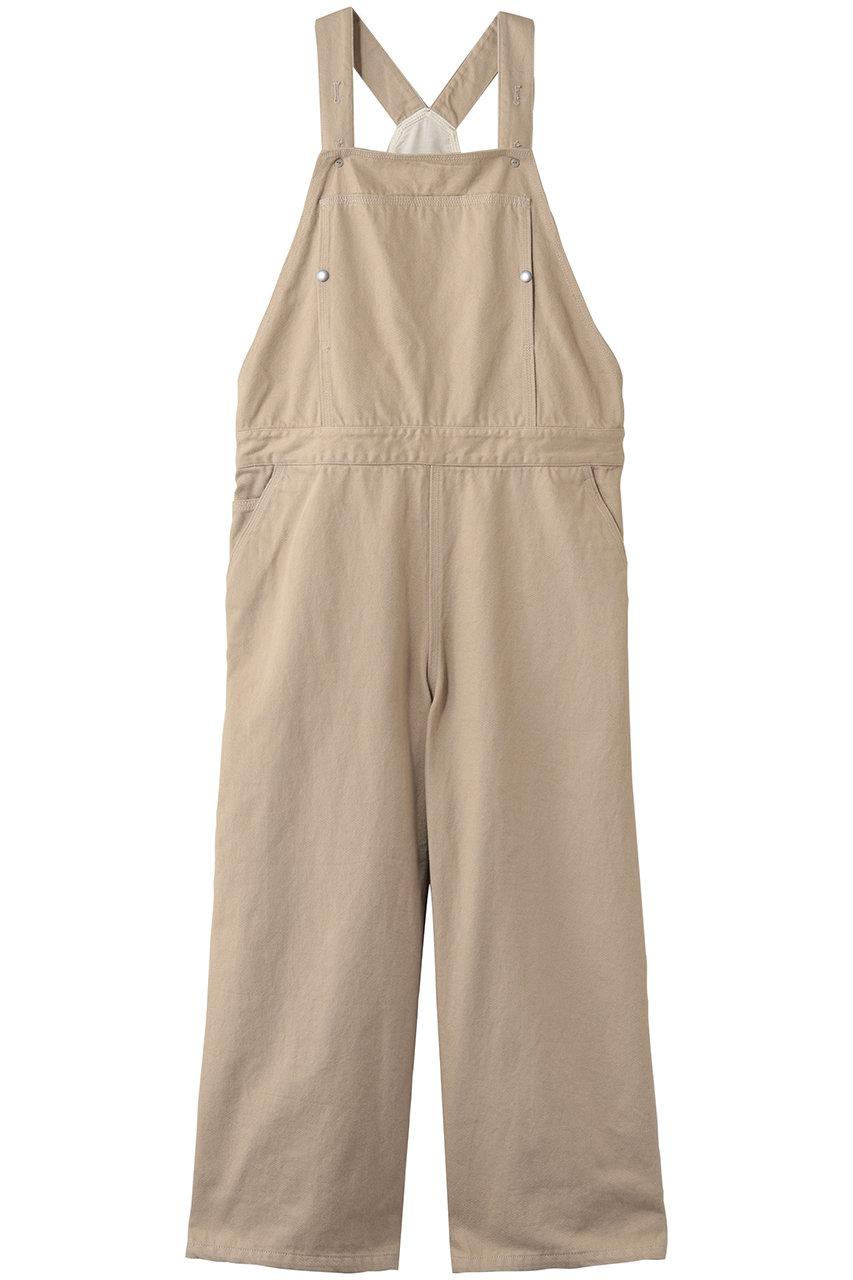 ミディウミ/MidiUmiのwork overall オーバーオール(beige/1-760143)