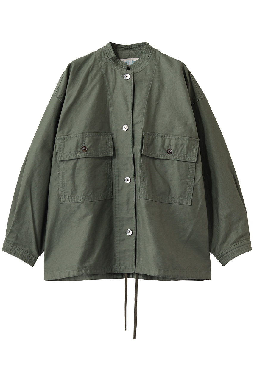ミディウミ/MidiUmiのutility coverall カバーオール(khaki/1-770142)