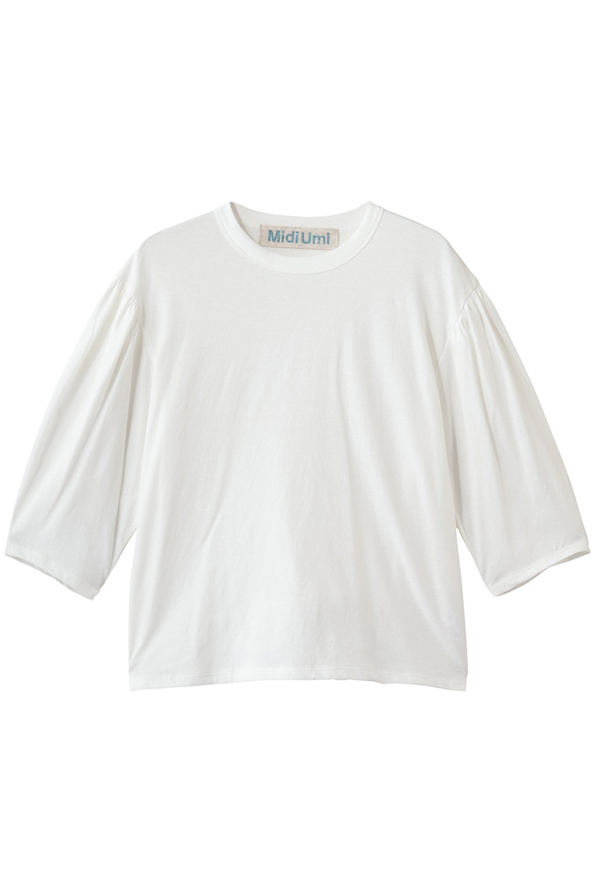 ミディウミ/MidiUmiのvolume sleeve PO プルオーバー(off white/1-710106)