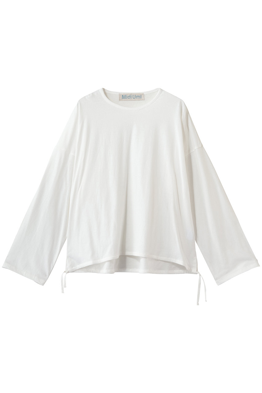 ミディウミ/MidiUmiのdrawstring P/O プルオーバー(off white/1-710109)