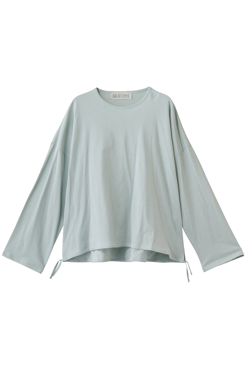 ミディウミ/MidiUmiのdrawstring P/O プルオーバー(green/1-710109)