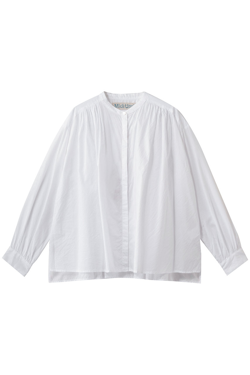 ミディウミ/MidiUmiのgathered wide shirt シャツ(off white/3-73966261)