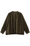 gathered wide shirt シャツ ミディウミ/MidiUmi brown