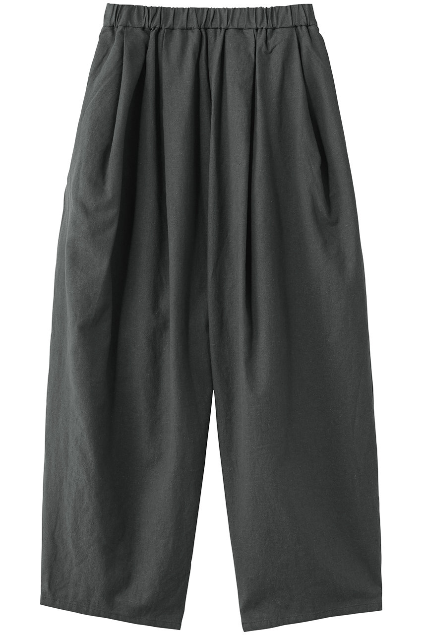 ミディウミ/MidiUmiのC/L wide easy tapered PT パンツ(c.gray/1-760103)