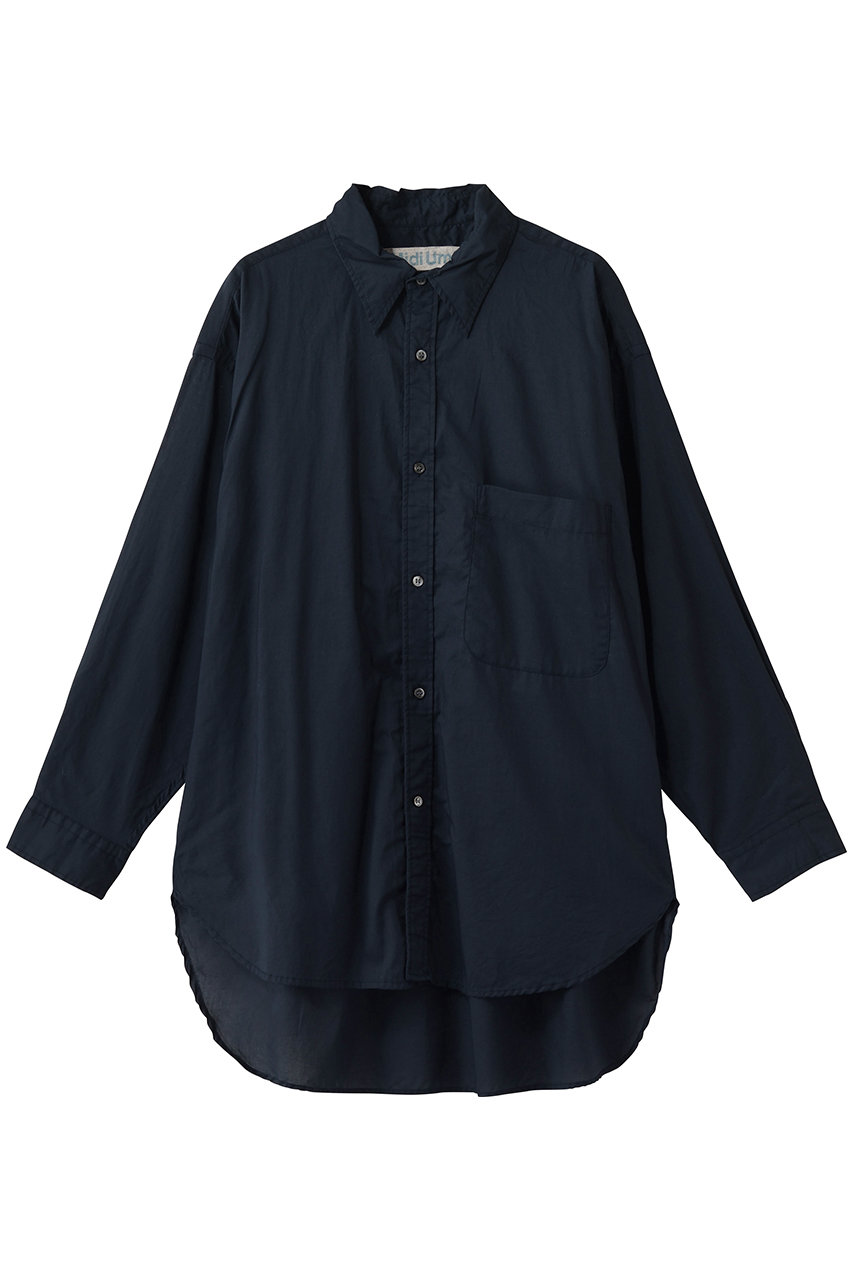 ミディウミ/MidiUmiのoversized shirt シャツ(navy/1-730165)
