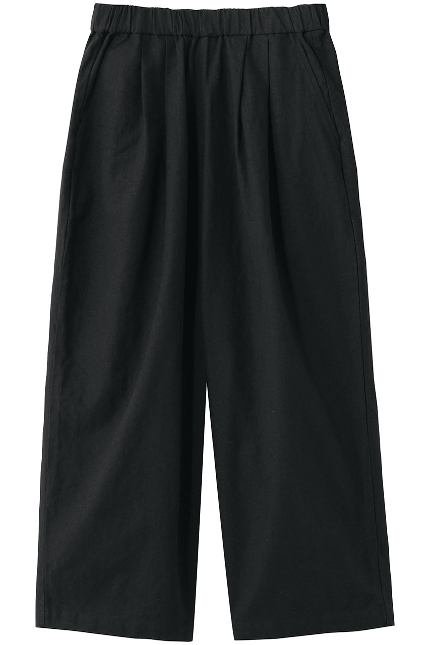 ミディウミ/MidiUmiのC/L wide easy PT パンツ(black/1-760104)