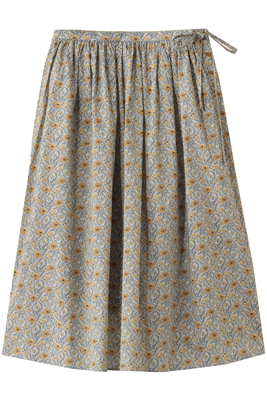 ミディウミ/MidiUmiのLIBERTY print farmers SK スカート(yellow/1-760164)