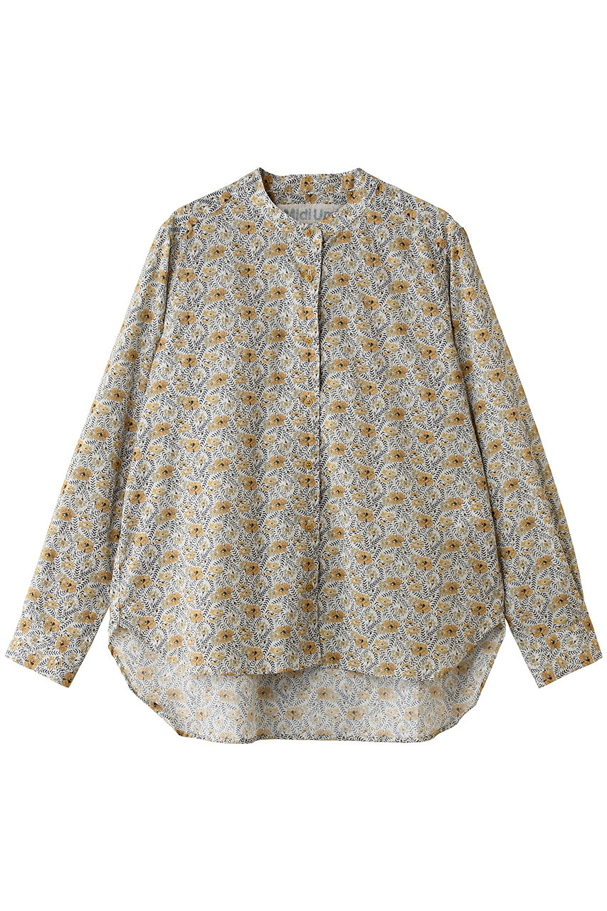 ミディウミ/MidiUmiのLIBERTY print shirt シャツ(yellow/1-730163)