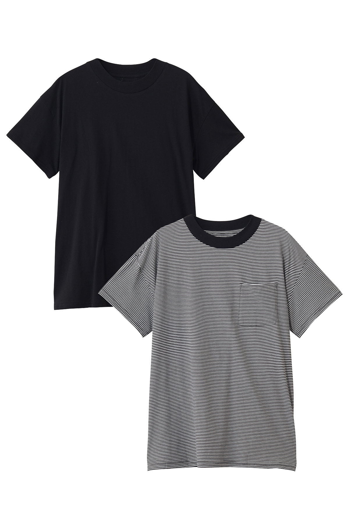 ミディウミ/MidiUmiのHOME packed half slv T Tシャツ(black/1-71102861)
