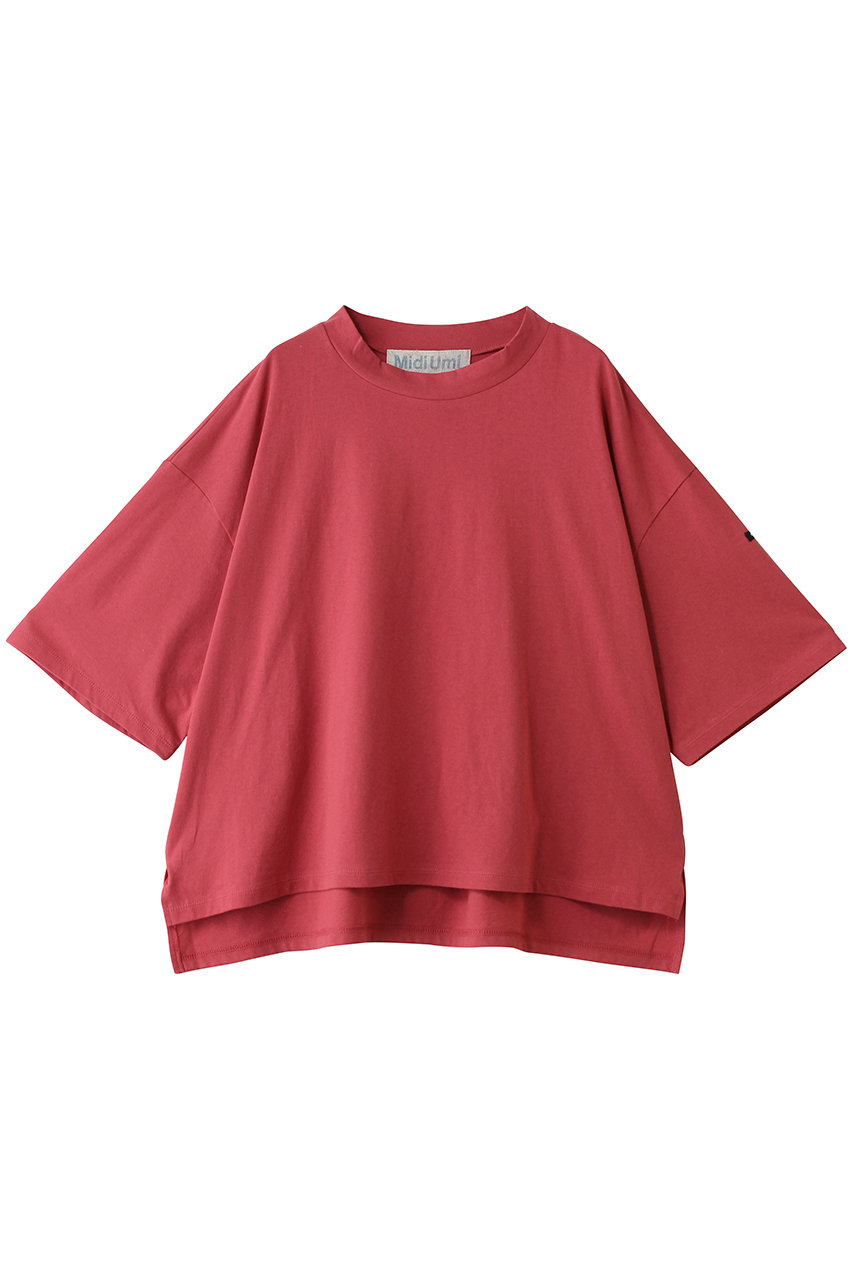 ミディウミ/MidiUmiのmock neck wide PO プルオーバー(pink/1-710162)