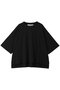 mock neck wide PO プルオーバー ミディウミ/MidiUmi black