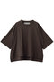 mock neck wide PO プルオーバー ミディウミ/MidiUmi brown