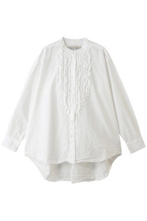 ミディウミ/MidiUmiのfront frill shirt シャツ(110400/110403)