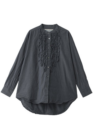 ミディウミ/MidiUmiのfront frill shirt シャツ(110400/110403)