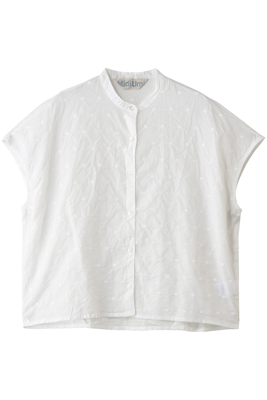 ミディウミ/MidiUmiのdots shirt N/S シャツ(off white/1-730168)