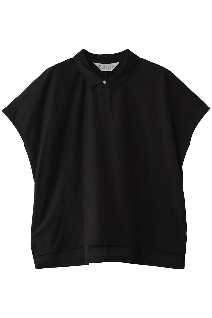 ミディウミ/MidiUmiのpolo n/s PO プルオーバー(black/1-719832)