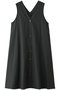V neck long gilet OP ワンピース ミディウミ/MidiUmi c.gray