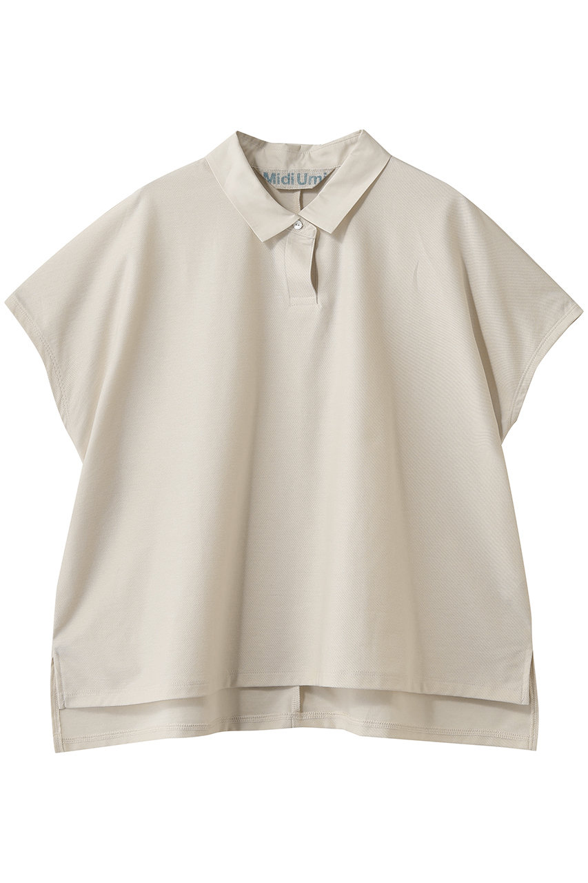 ミディウミ/MidiUmiのpolo N/S P/O プルオーバー(beige/1-71983261)