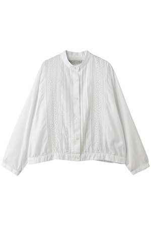 ミディウミ/MidiUmiのlace blouson SH シャツ(110400/110403)