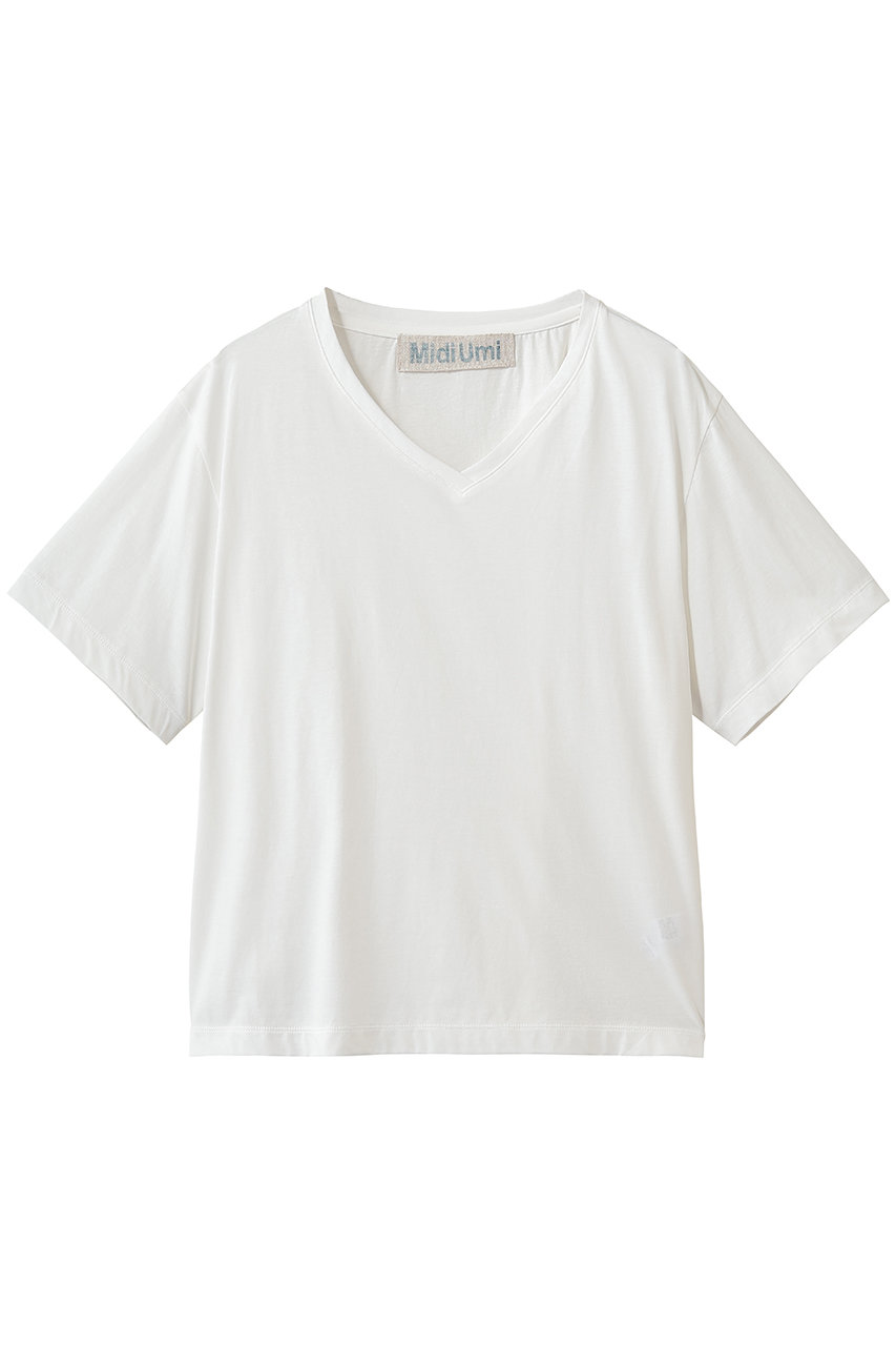 ミディウミ/MidiUmiのV neck P/O プルオーバー(off white/2-710208)