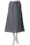 seersucker check SK スカート ミディウミ/MidiUmi