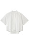 h/s front half frill shirt シャツ ミディウミ/MidiUmi off white