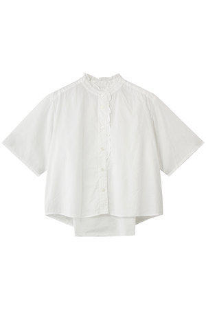 ミディウミ/MidiUmiのh/s front half frill shirt シャツ(110400/110402)