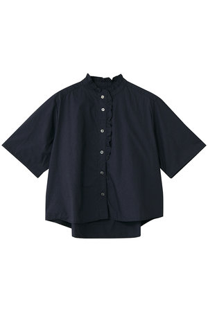 ミディウミ/MidiUmiのh/s front half frill shirt シャツ(110400/110402)