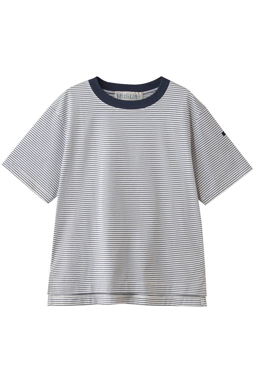 ミディウミ/MidiUmiのbasic BD P/O プルオーバー(blue/2-710186)