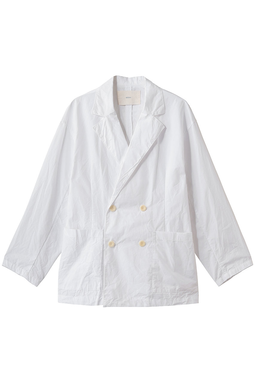 ミディウミ/MidiUmiのdouble breasted shirt JK ジャケット(off white/2-770206)