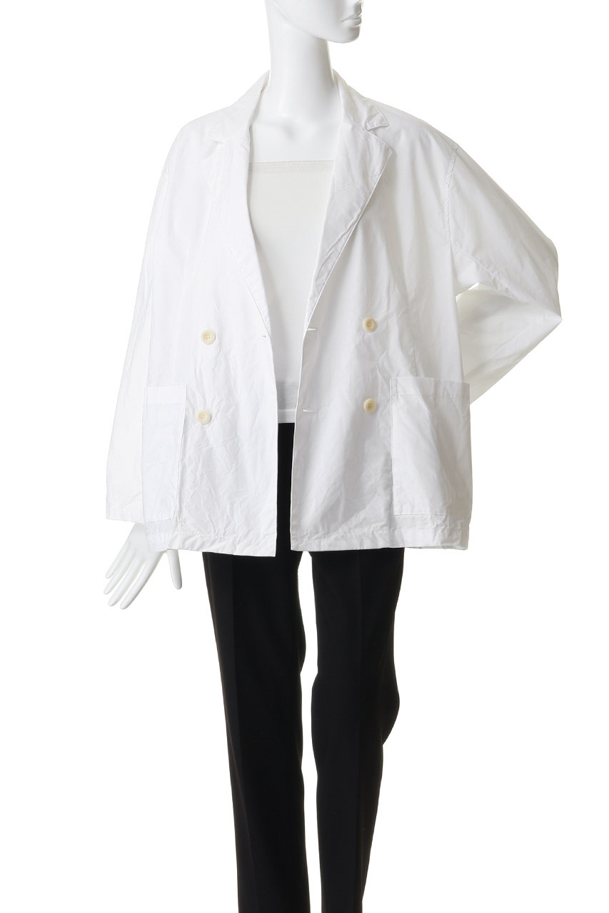 MidiUmi(ミディウミ)｜double breasted shirt JK ジャケット/off white